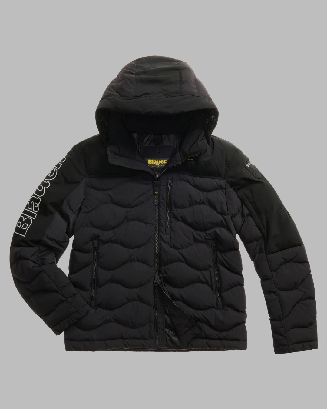 GIUBBETTO EFFETTO STROPICCIATO FERWOOD|Colore:Nero