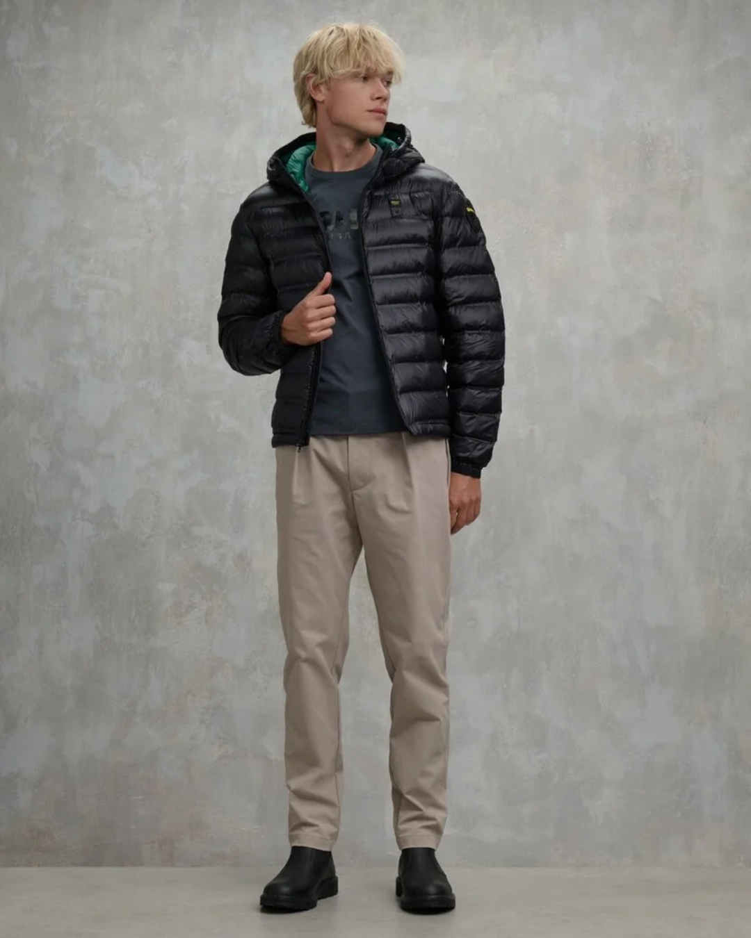 PIUMINO BLAUER CHARLES |Colore:Nero