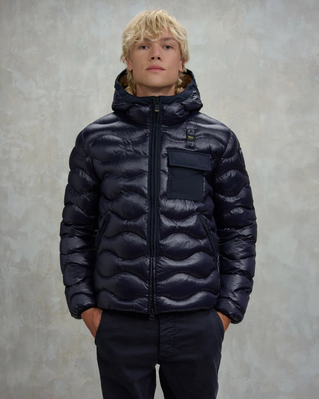 GIUBBETTO CON TASCHINO BRYANT|Colore:Blu