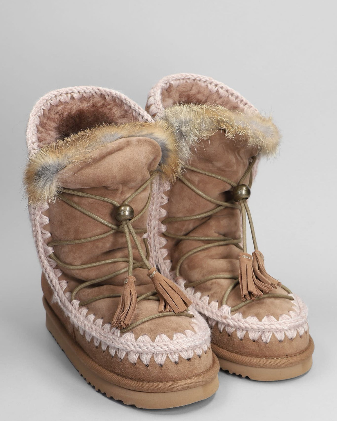 mou 18 eskimo platform rhinestones |Colore: cammello