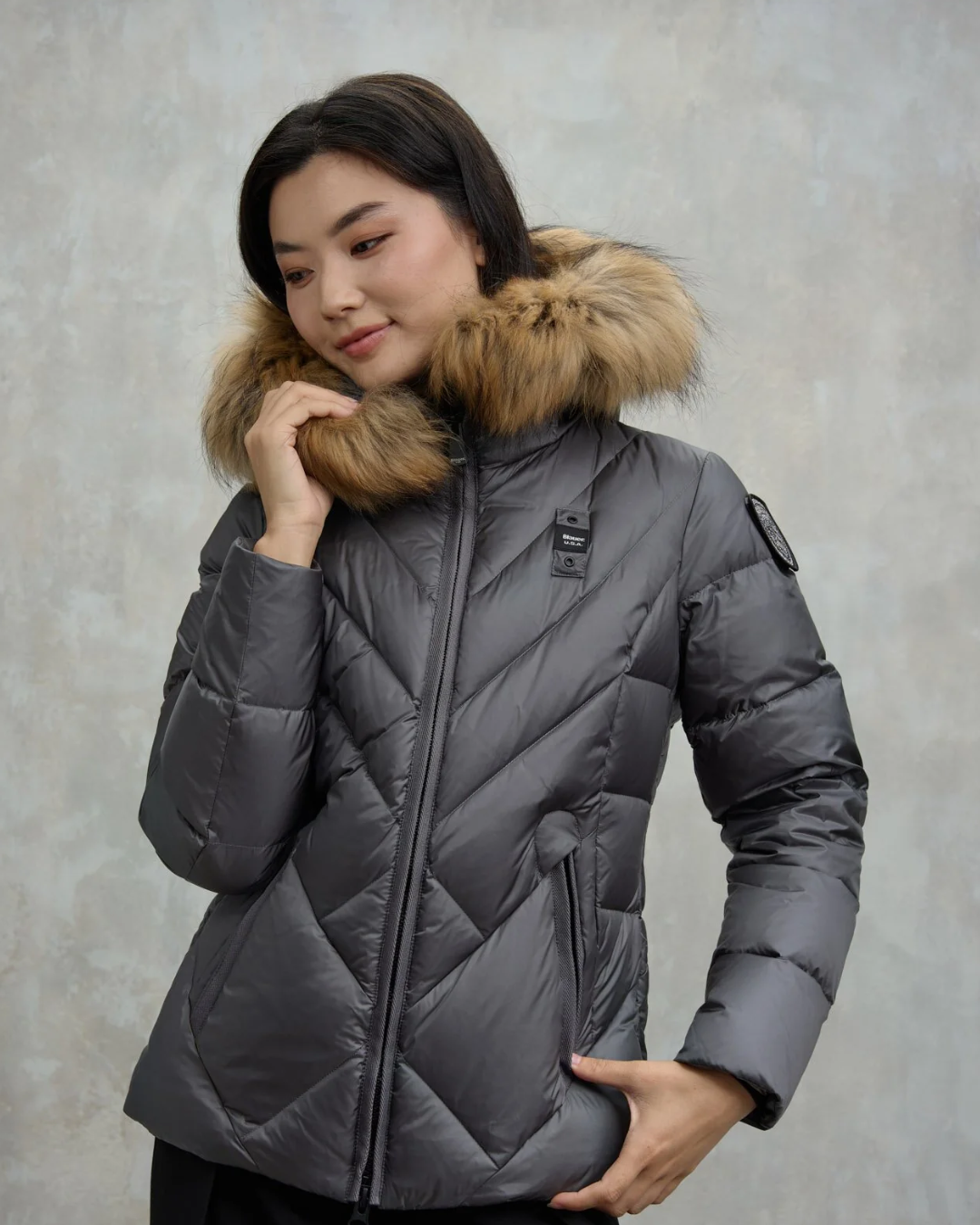 PIUMINO A LINEE GEOMETRICHE ALICIA|Colore:Grigio