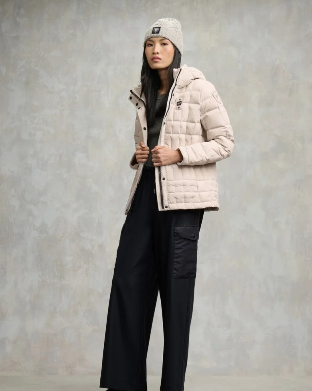 PIUMINO A QUADRETTI MITCHELL|Colore:Beige