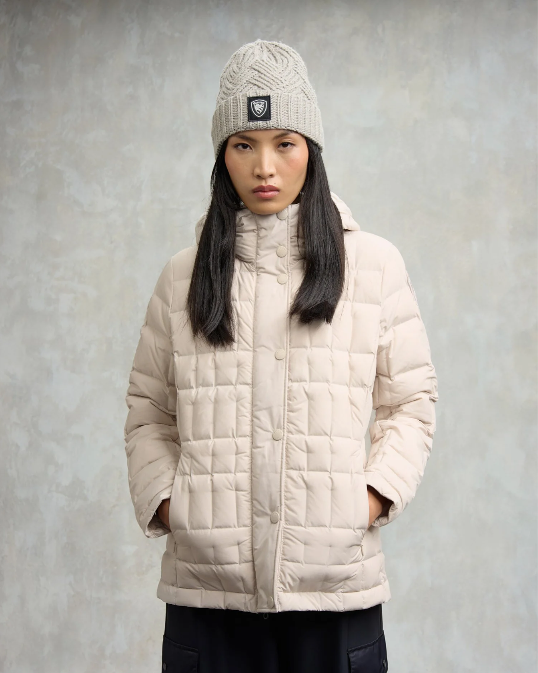 PIUMINO A QUADRETTI MITCHELL|Colore:Beige