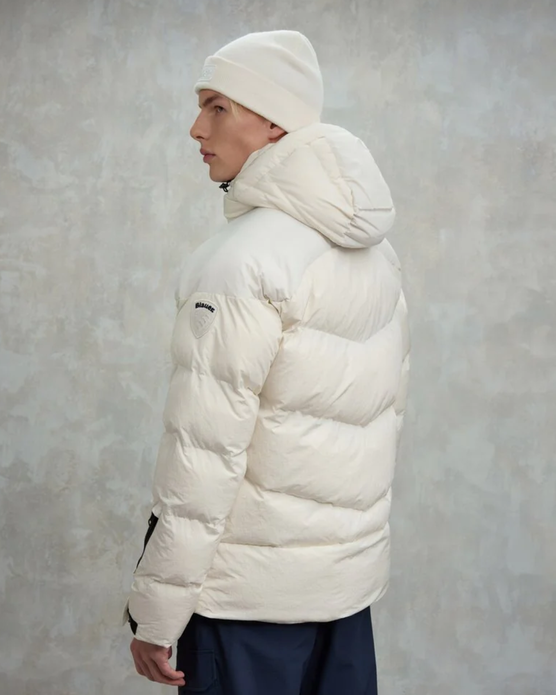 GIUBBETTO CON TASCHINO SULLA MANICA CROWN|Colore:Bianco