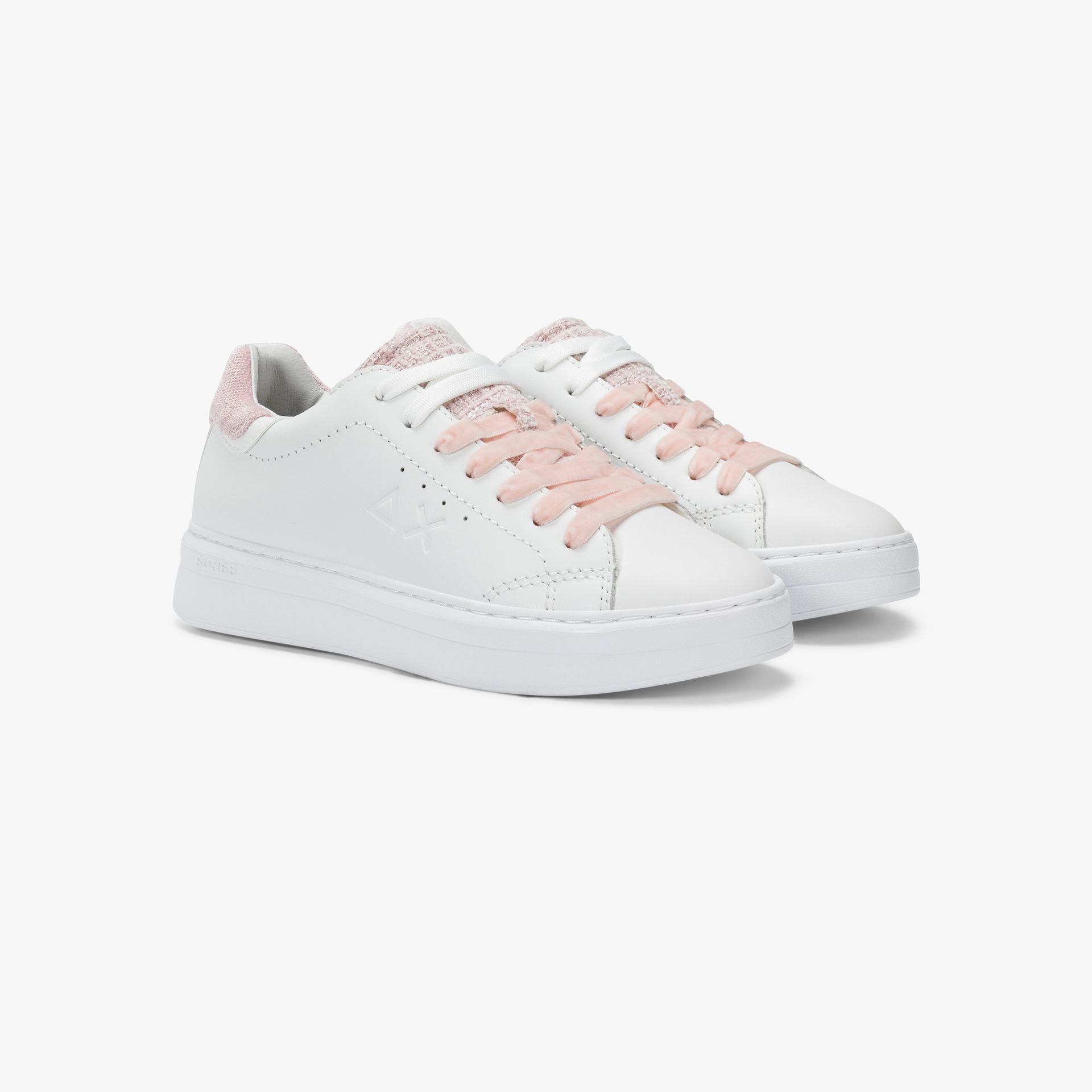 Grace leather|Colore:Bianco/rosa