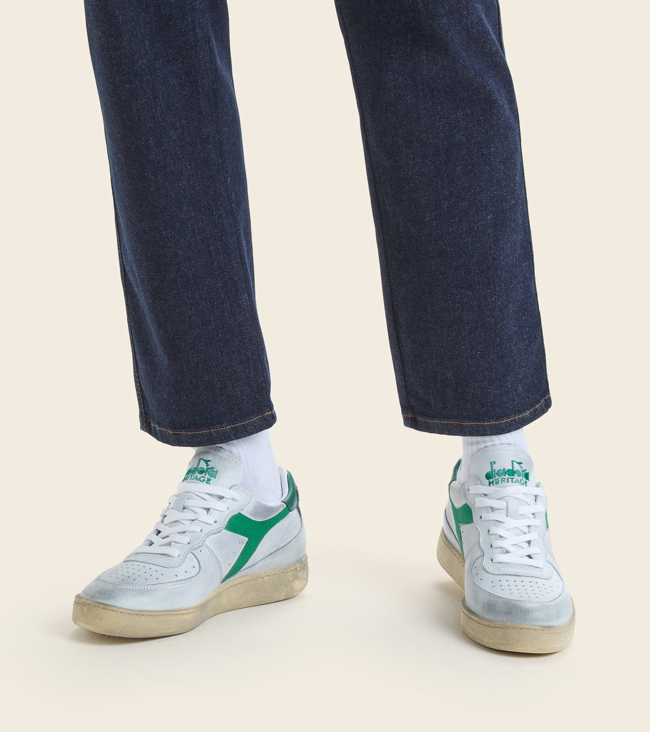 SNEAKERS DIADORA HERITAGE |Colore:Bianco/verde