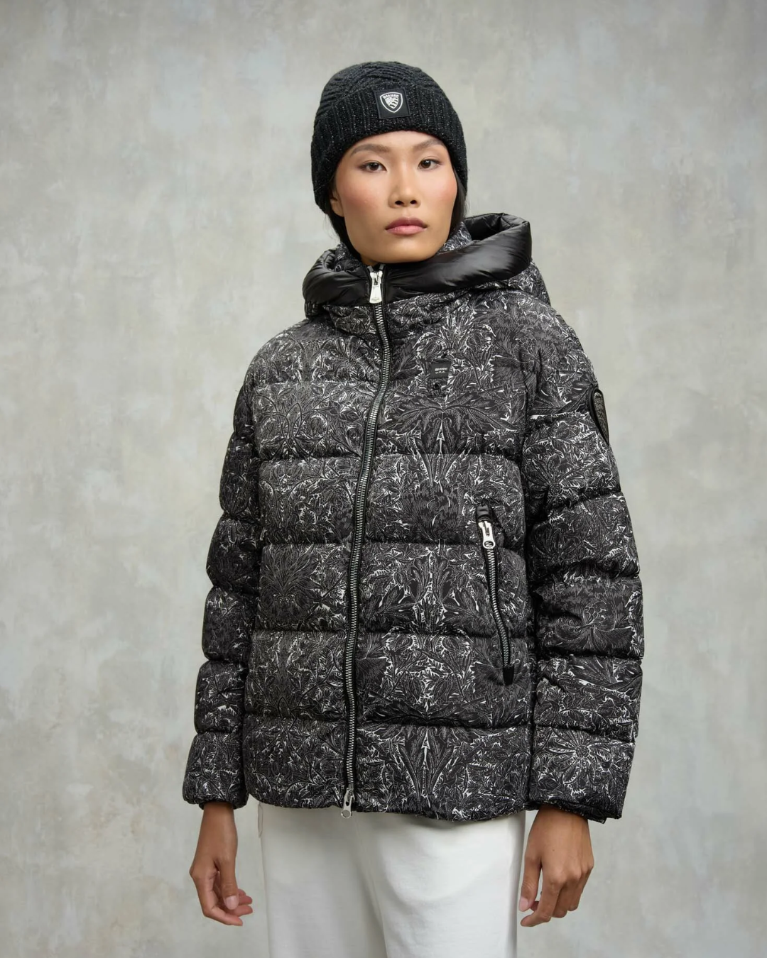 PIUMINO STAMPA LIBERTY CARMEL|Colore:Nero