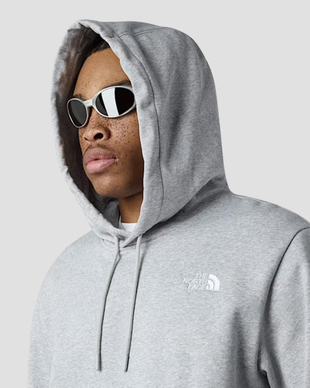 FELPA CON CAPPUCCIO - ESSENTIAL RELAXED |Colore:Grigio