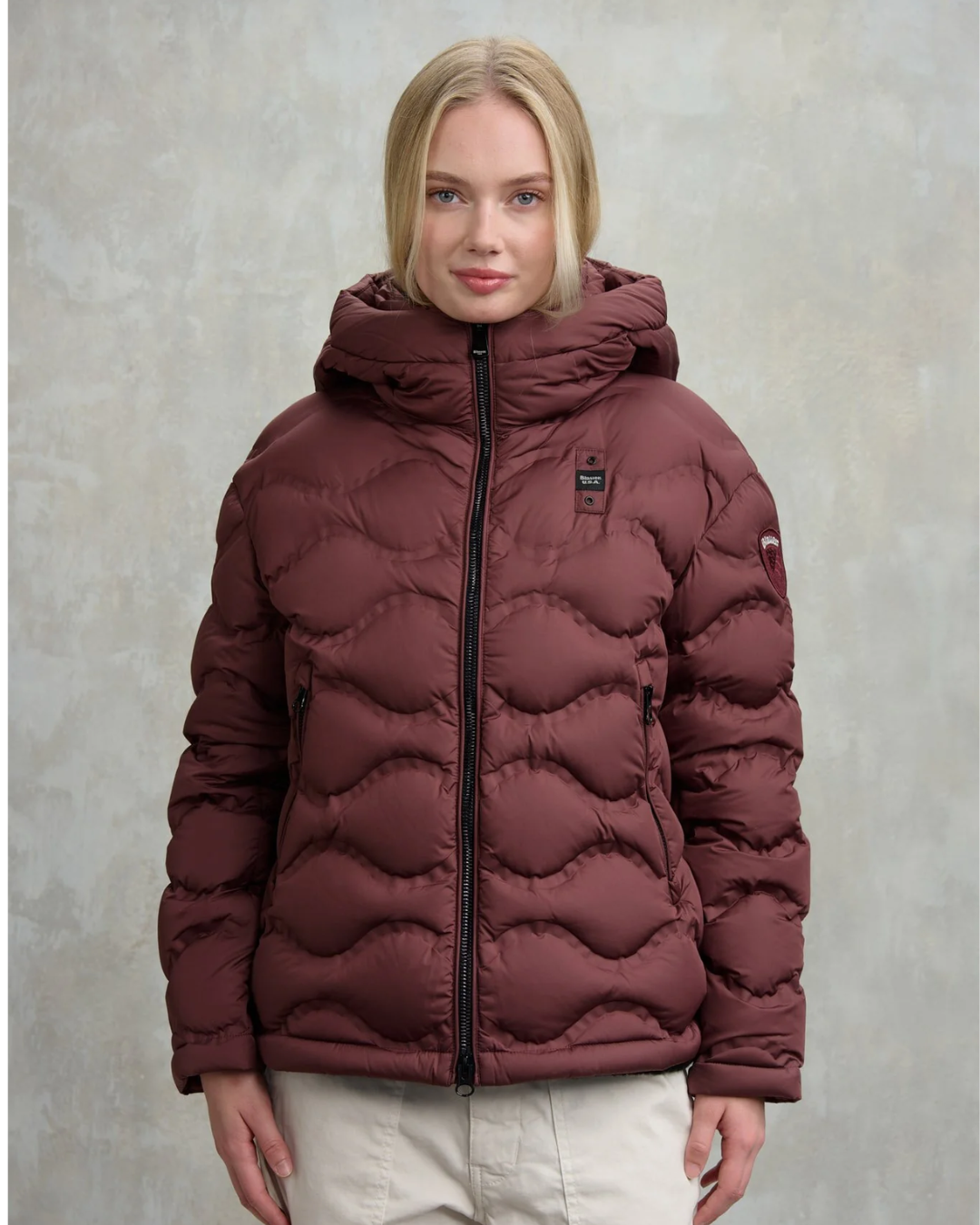 PIUMINO AD ONDE TERMOSALDATE LORRAINE|Colore:Bordeaux