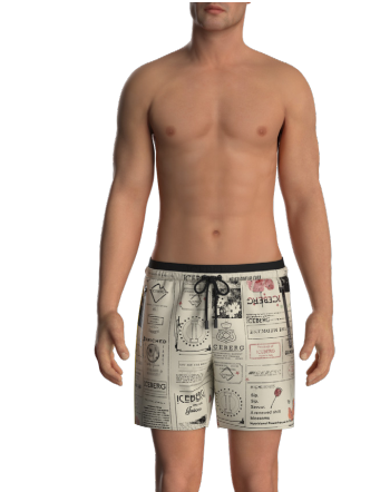 BERMUDA COSTUME iceberg|Colore:Moon