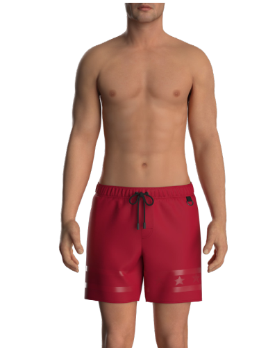 BERMUDA COSTUME iceberg|Colore:Red