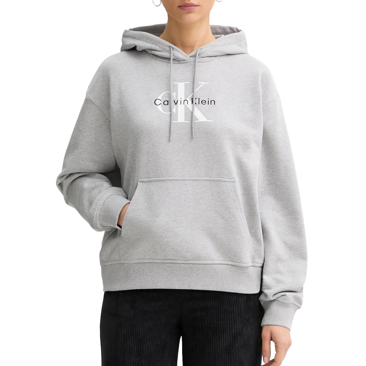 FELPA DONNA CALVIN KLEIN JEANS|Colore:Grey