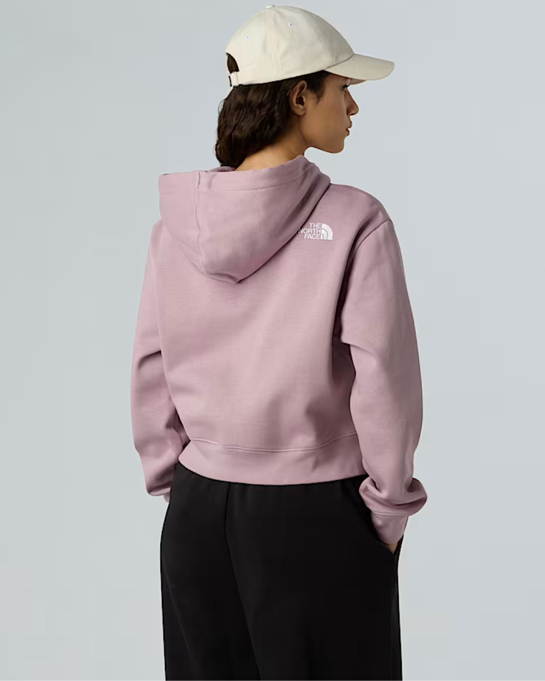 FELPA CROP CON CAPPUCCIO - ESSENTIAL CROP|Colore:Rosa