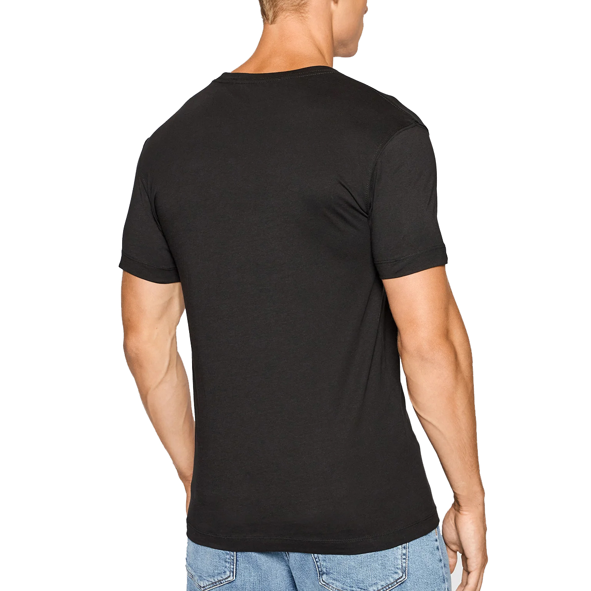 t-shirt slim uomo calvin klein jeans |Colore:Nero