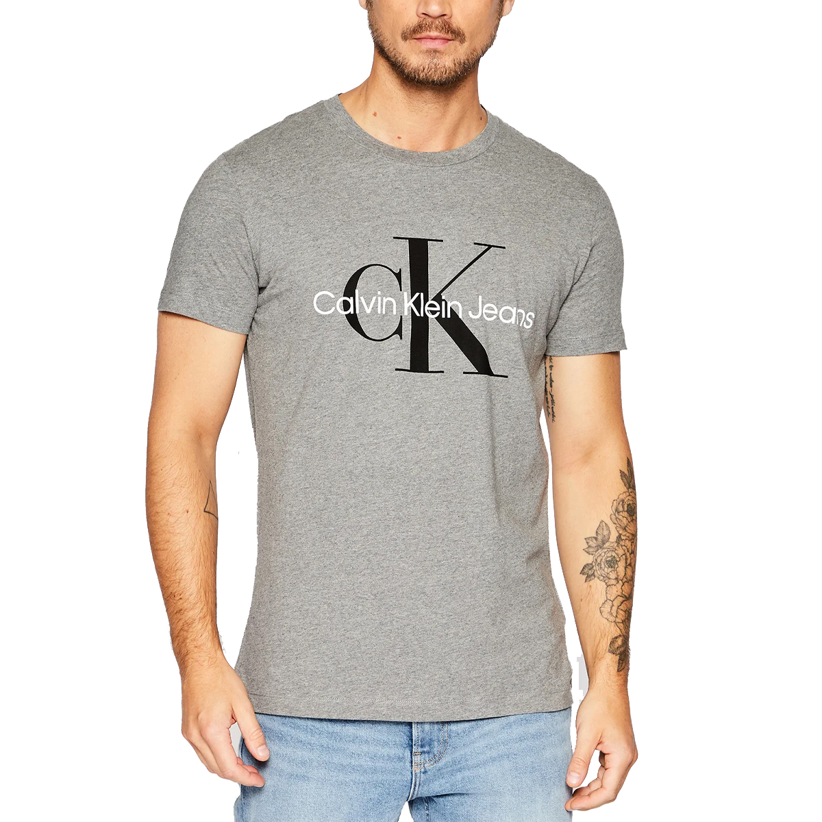 t-shirt uomo calvin klein jeans |Colore:Grigio