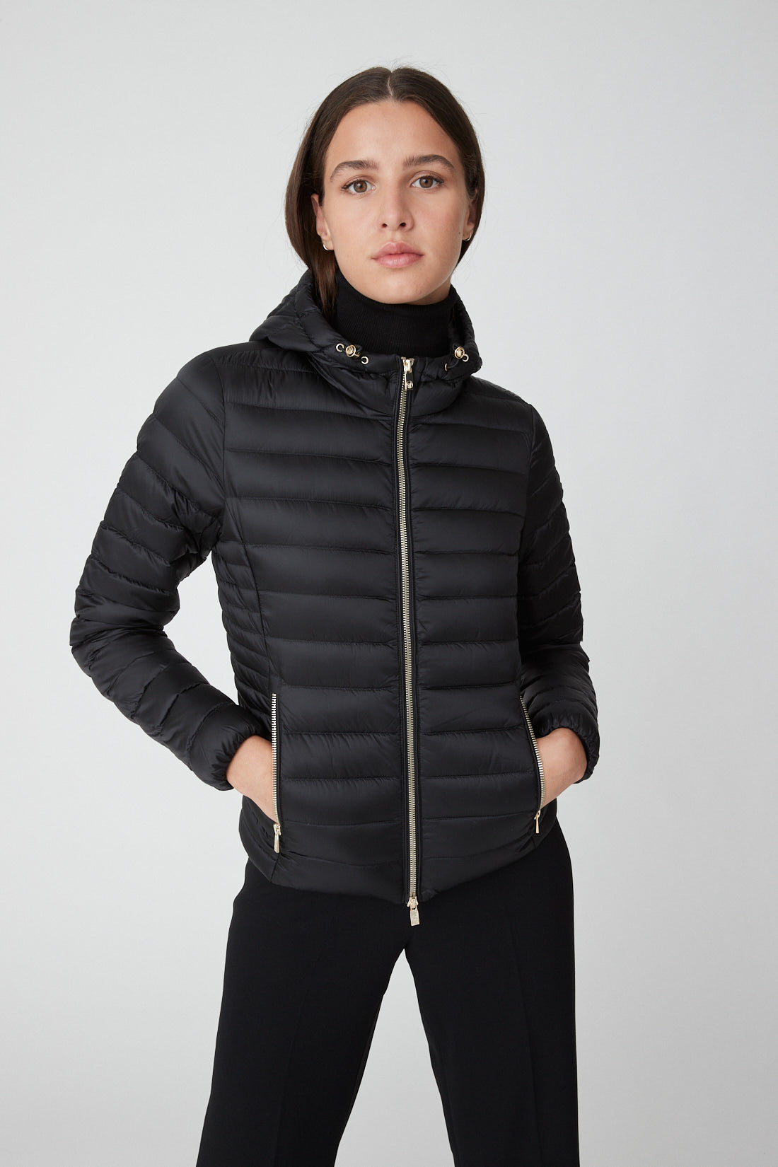 piumino AGHATA ciesse |Colore:Jet black