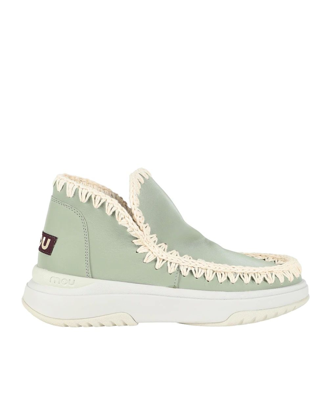 Jogger plain leather - woven l|Colore:Skssag