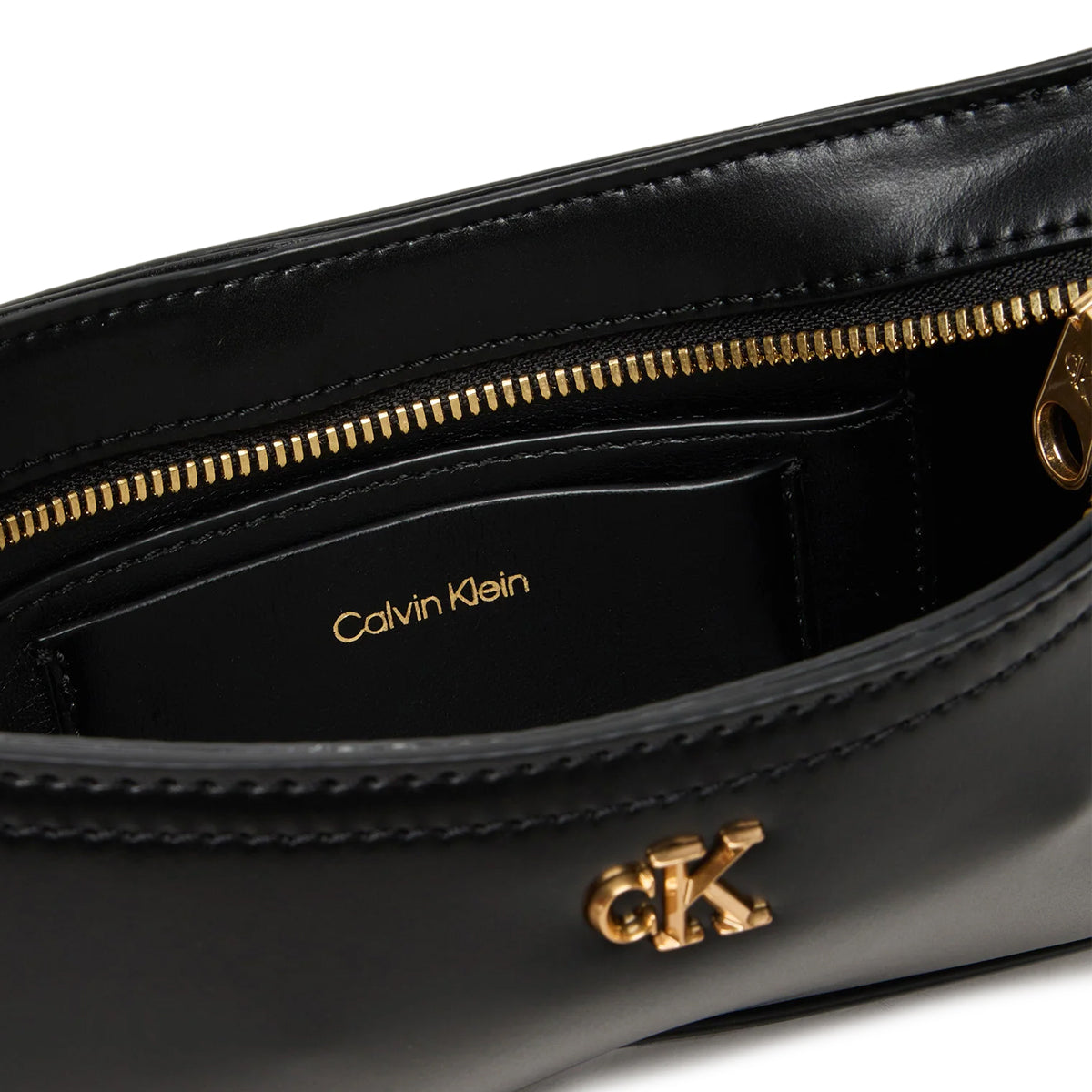 BORSA A SPALLa donna calvin klein |Colore:Black