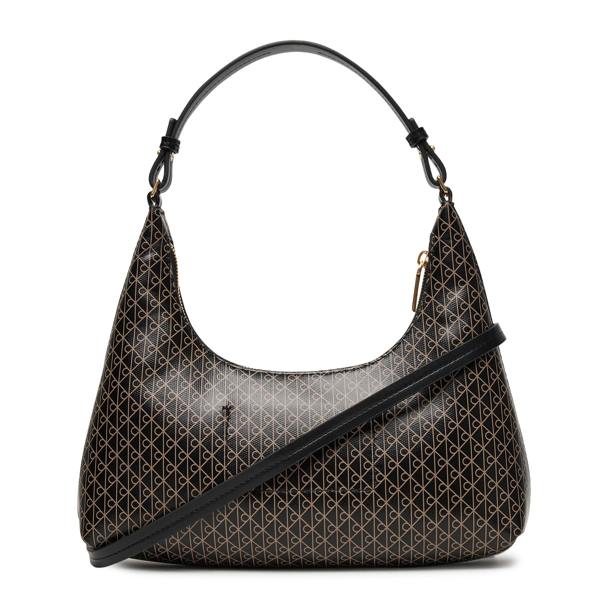 borsa a spalla donna calvin klein|Colore:Black aop