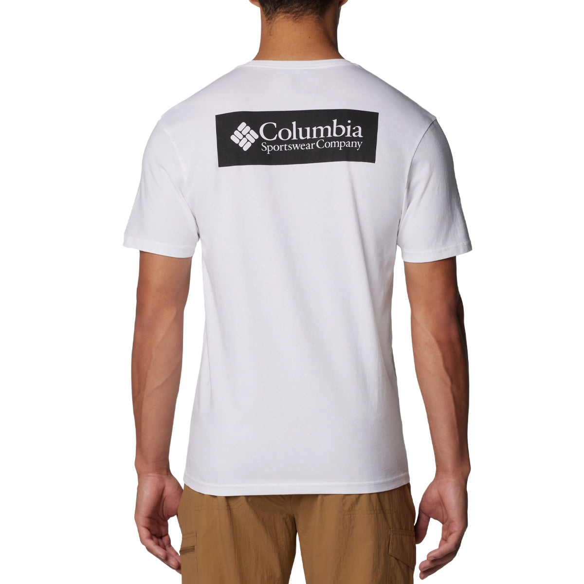 T-SHIRT UOMO COLUMBIA |Colore:White