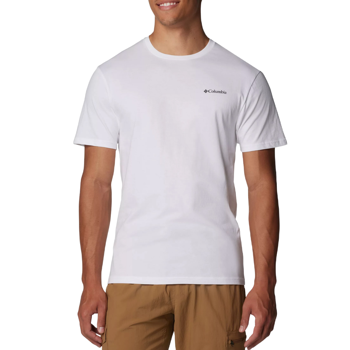 T-SHIRT UOMO COLUMBIA |Colore:White