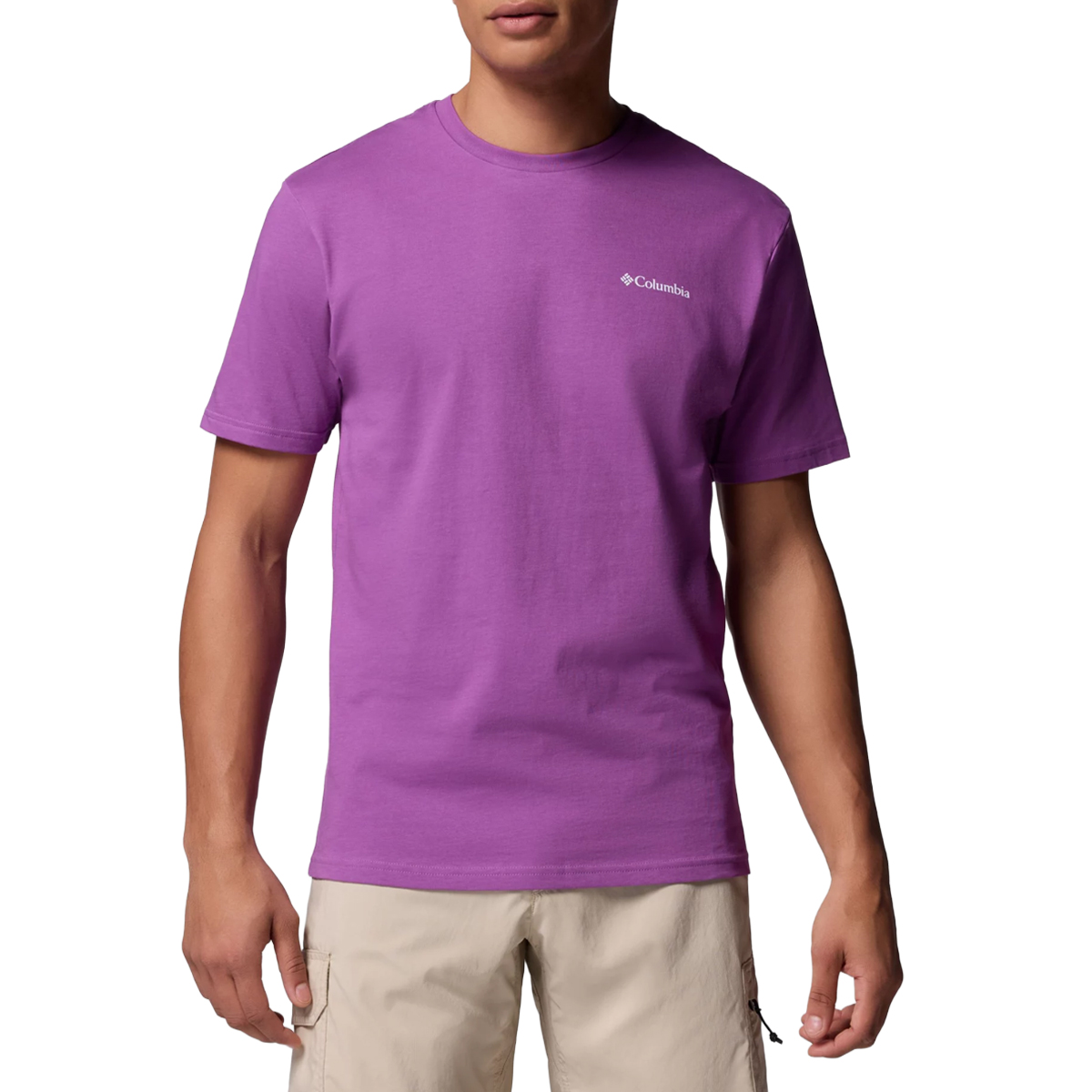 t-shirt uomo columbia |Colore:Razzle
