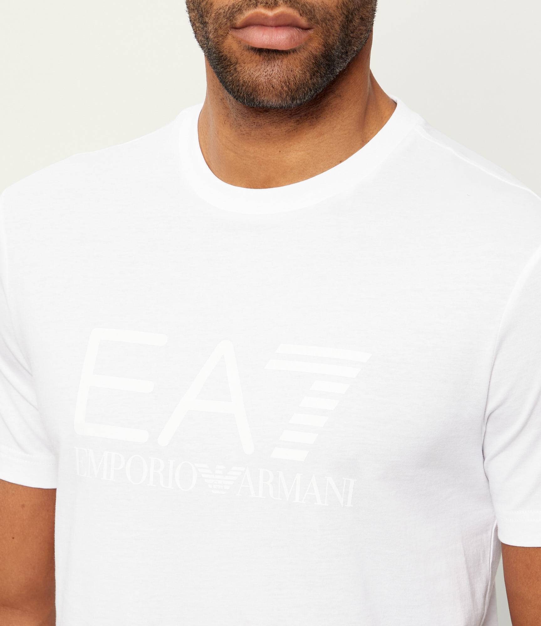 T-SHIRT EA7 UOMO |Colore:White/white