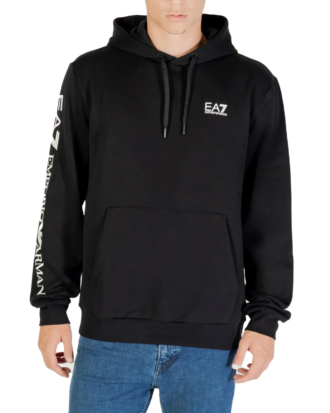 FELPA CON CAPPUCCIO |Colore:Nero