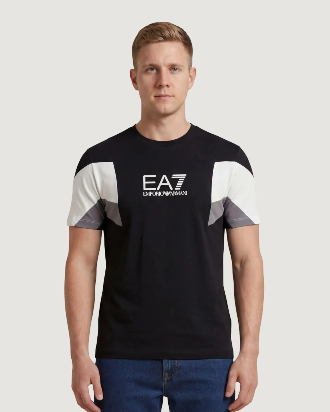 T-SHIRT EA7 UOMO|Colore:Black beauty