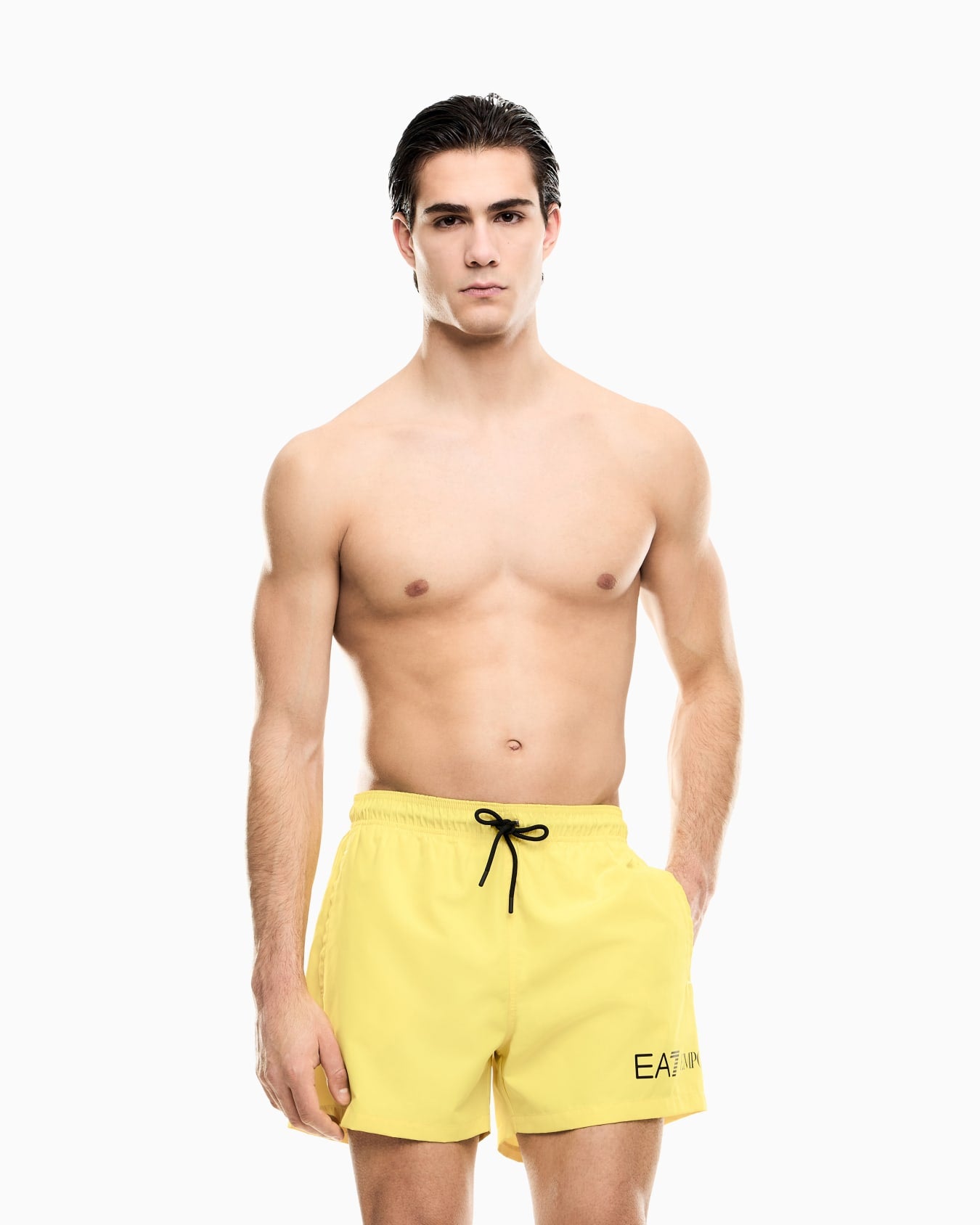 SWIMMING TRUNK ACTIVE|Colore:Cyber yellow/black