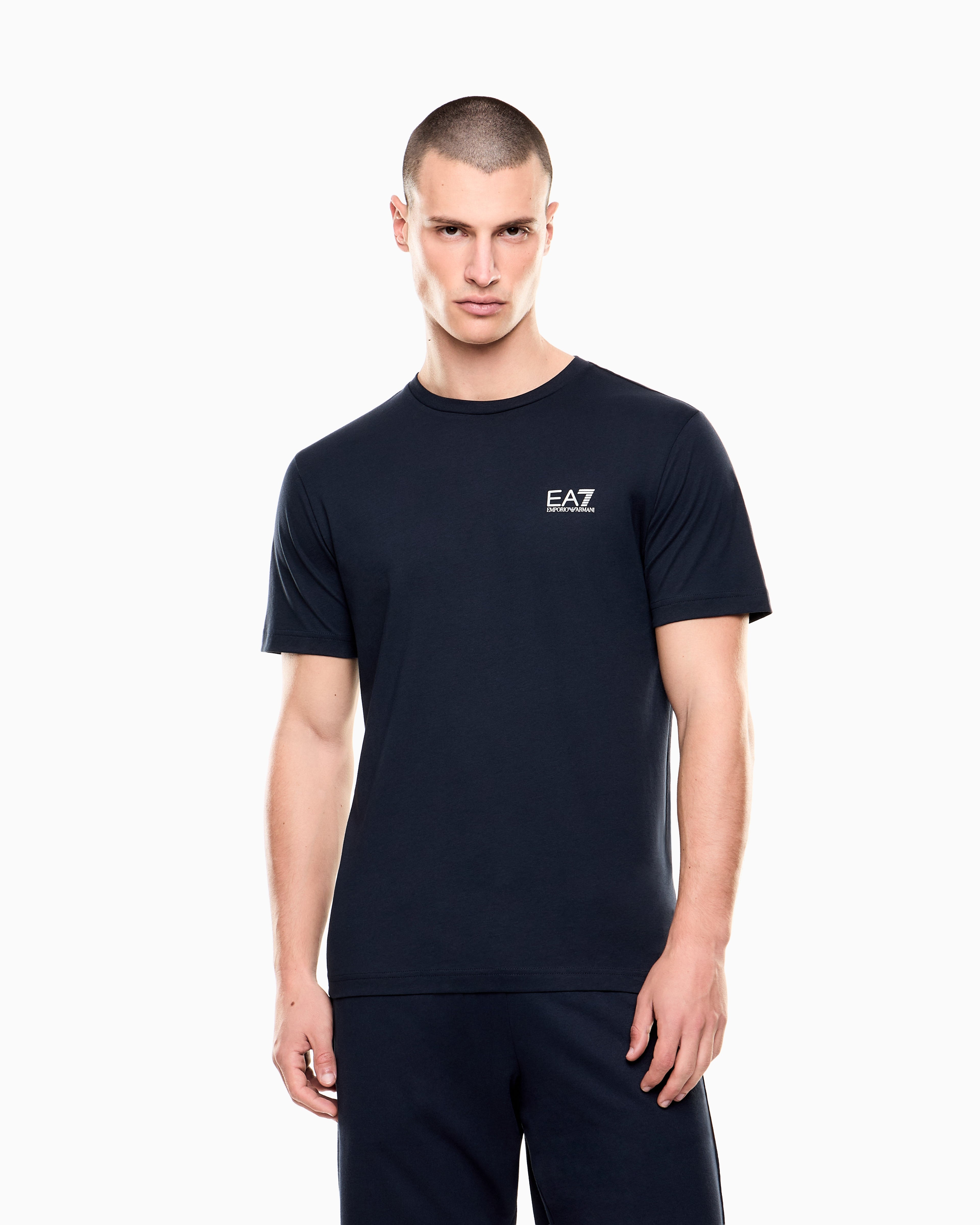 t-shirt ea7 uomo |Colore:Armani blue