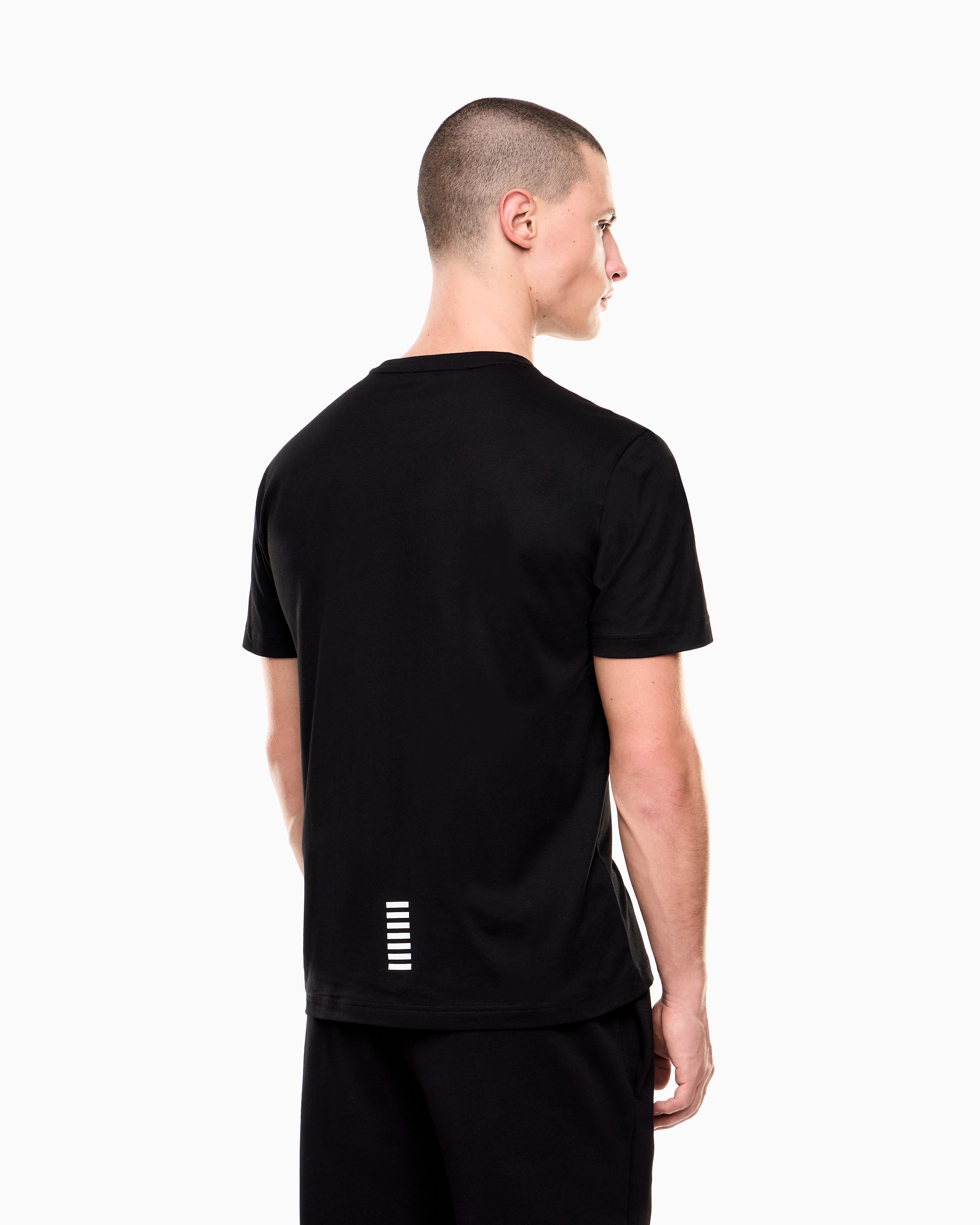 t-shirt ea7 uomo |Colore:Black