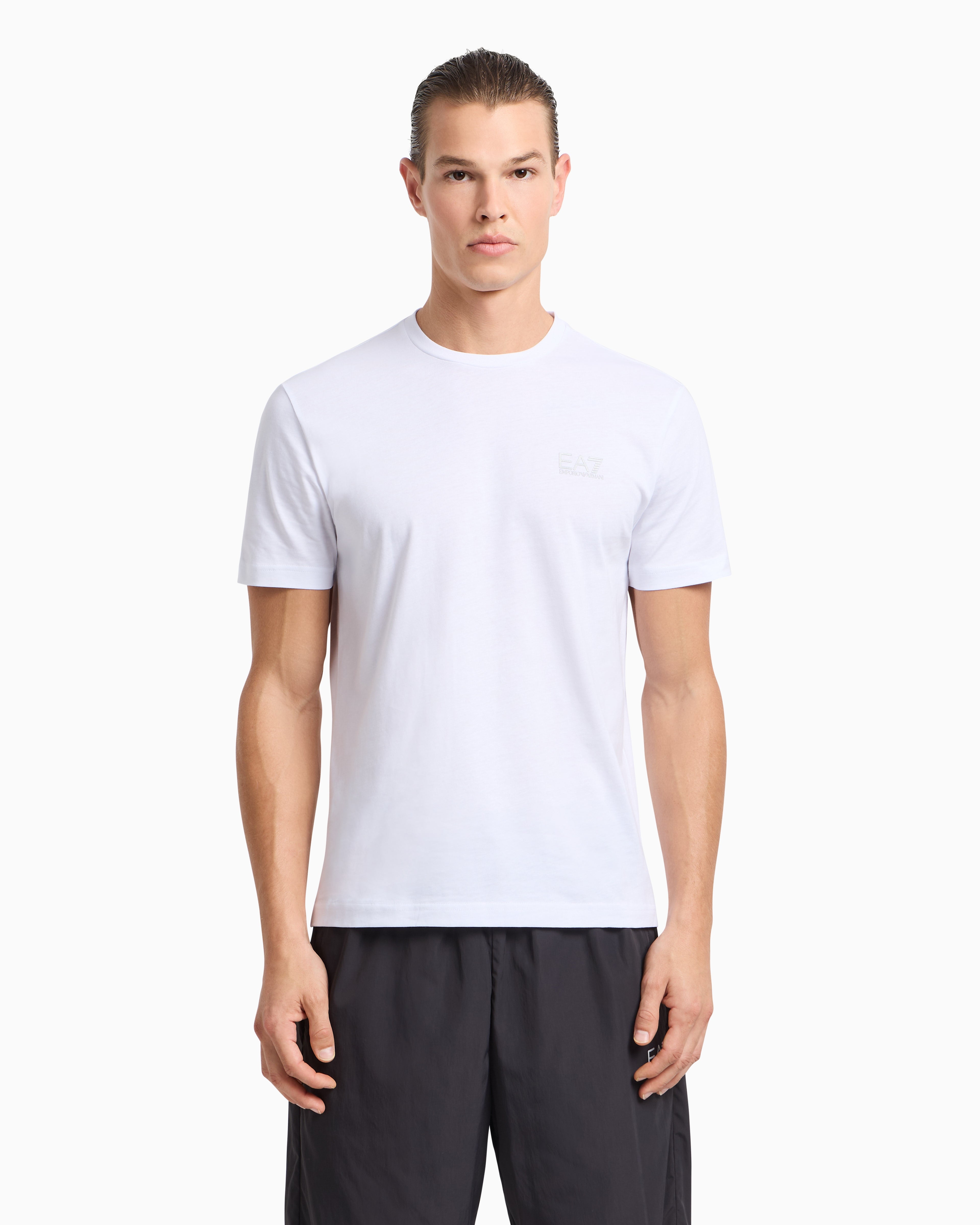 t-shirt ea7 uomo |Colore:Bianco ottico