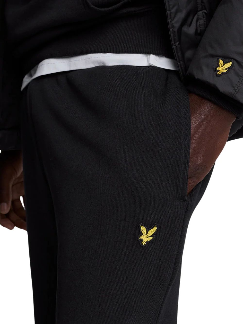 JOGGER BASIC IN FELPA |Colore:Nero