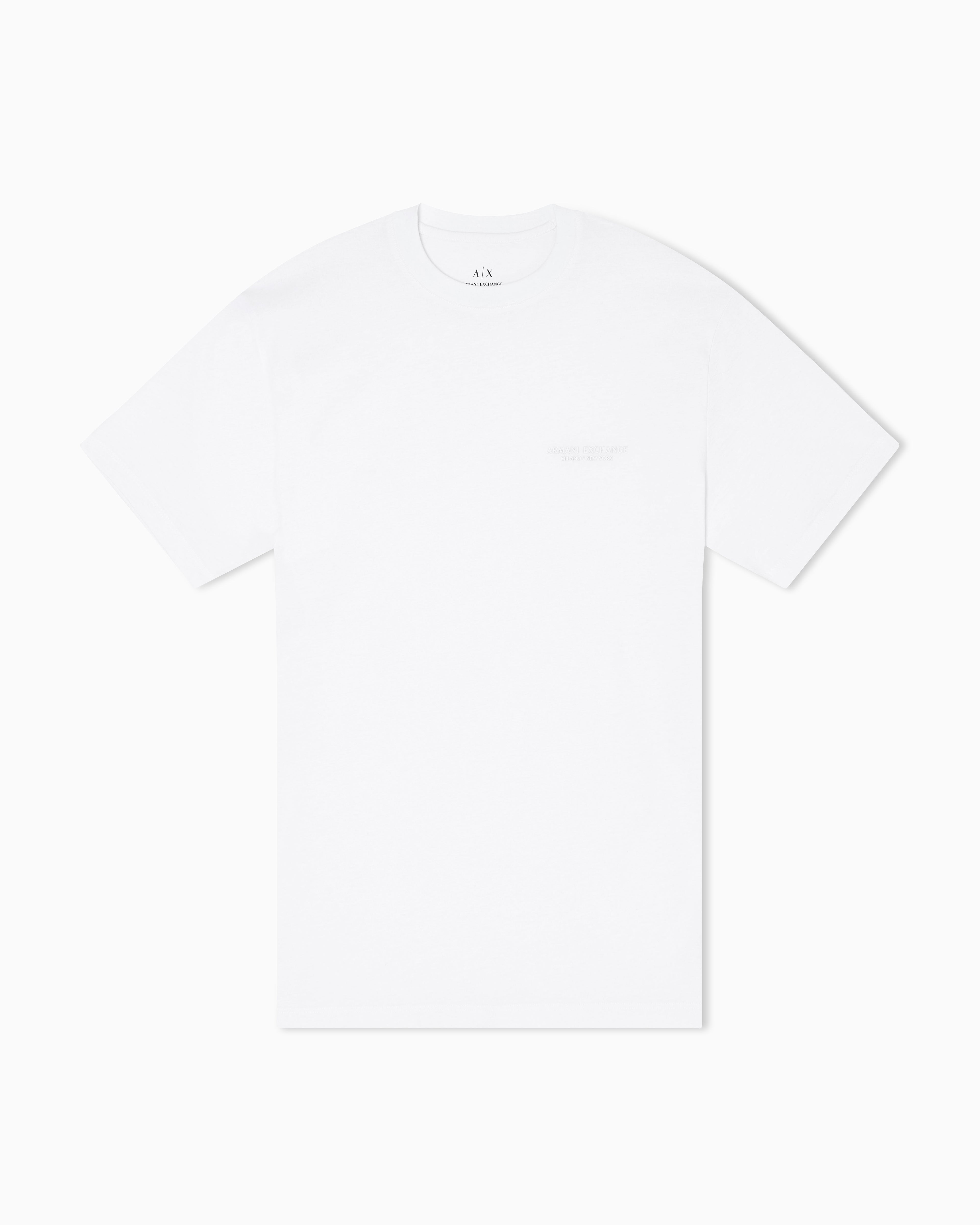 T-shirt Regular Fit in Jersey di Cotone|Colore:Bianco