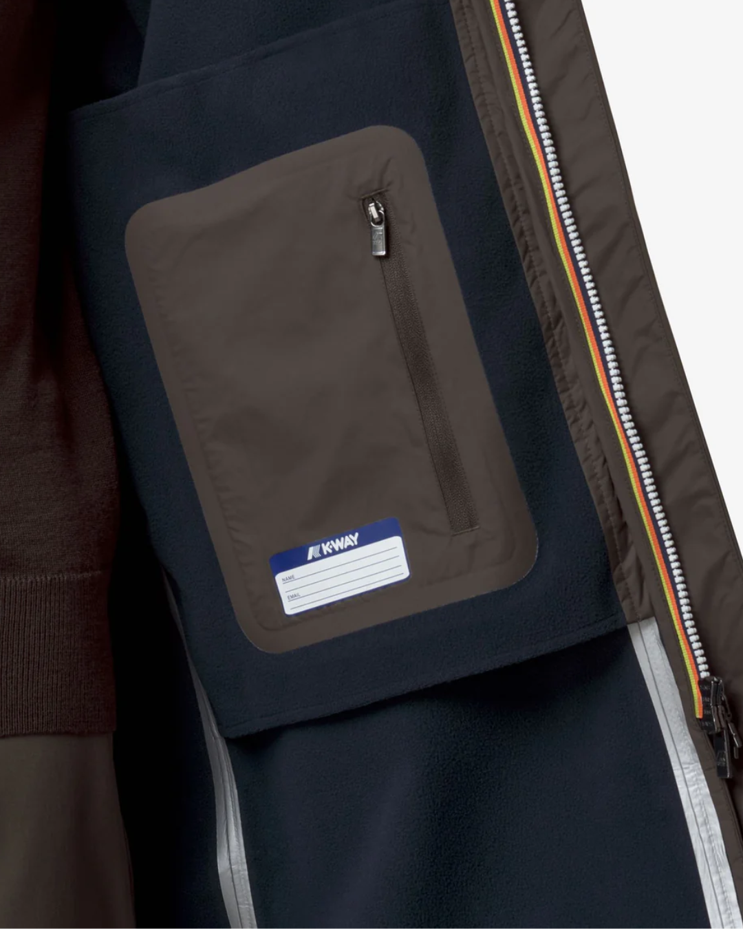 GIACCA IMPERMEABILE LUNGA |Colore:Black olive-blue depth