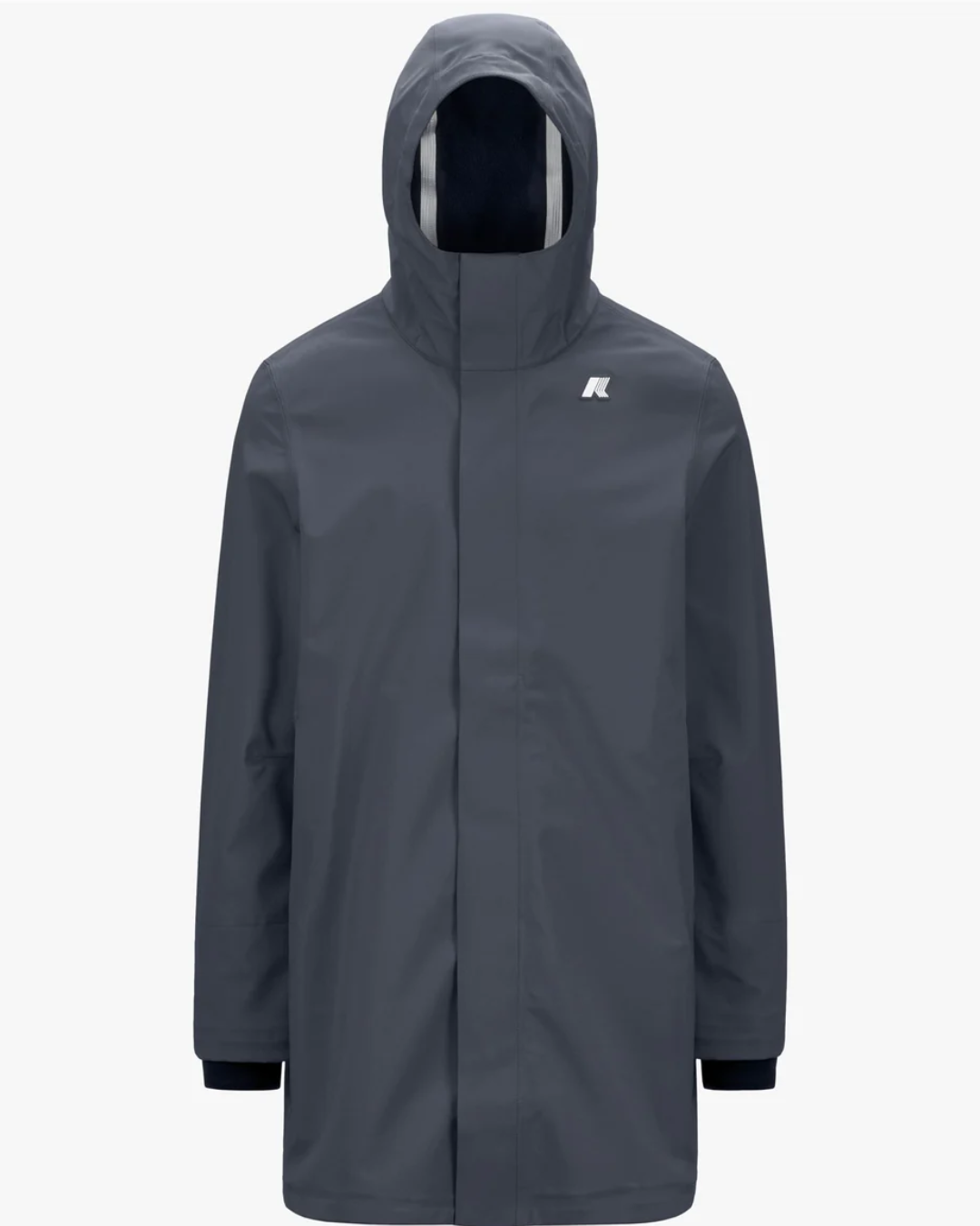 GIACCA IMPERMEABILE LUNGA |Colore:Blue airforce-blue depth