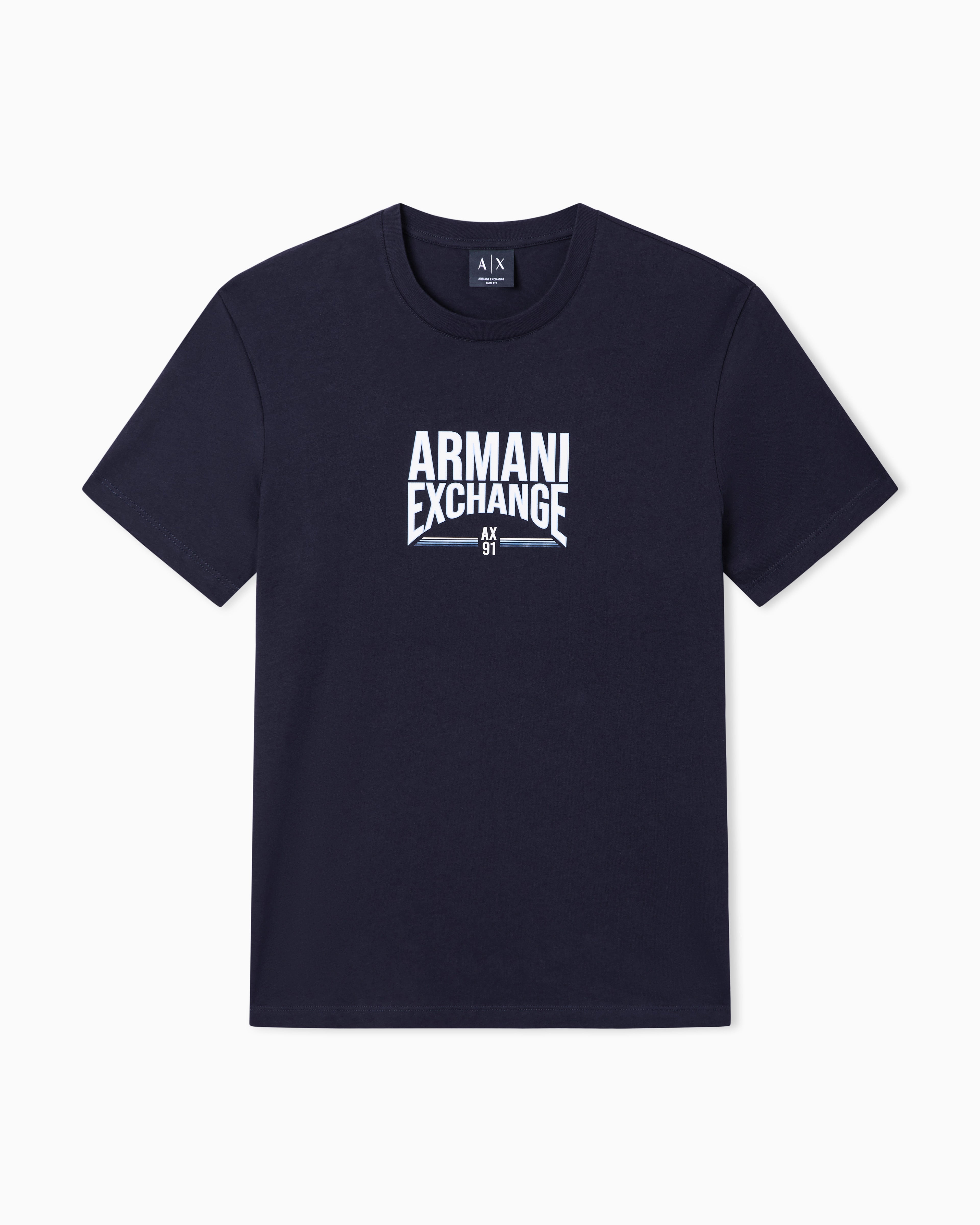 T-SHIRT ARMANI EXCHANGE UOMO |Colore:Deep navy