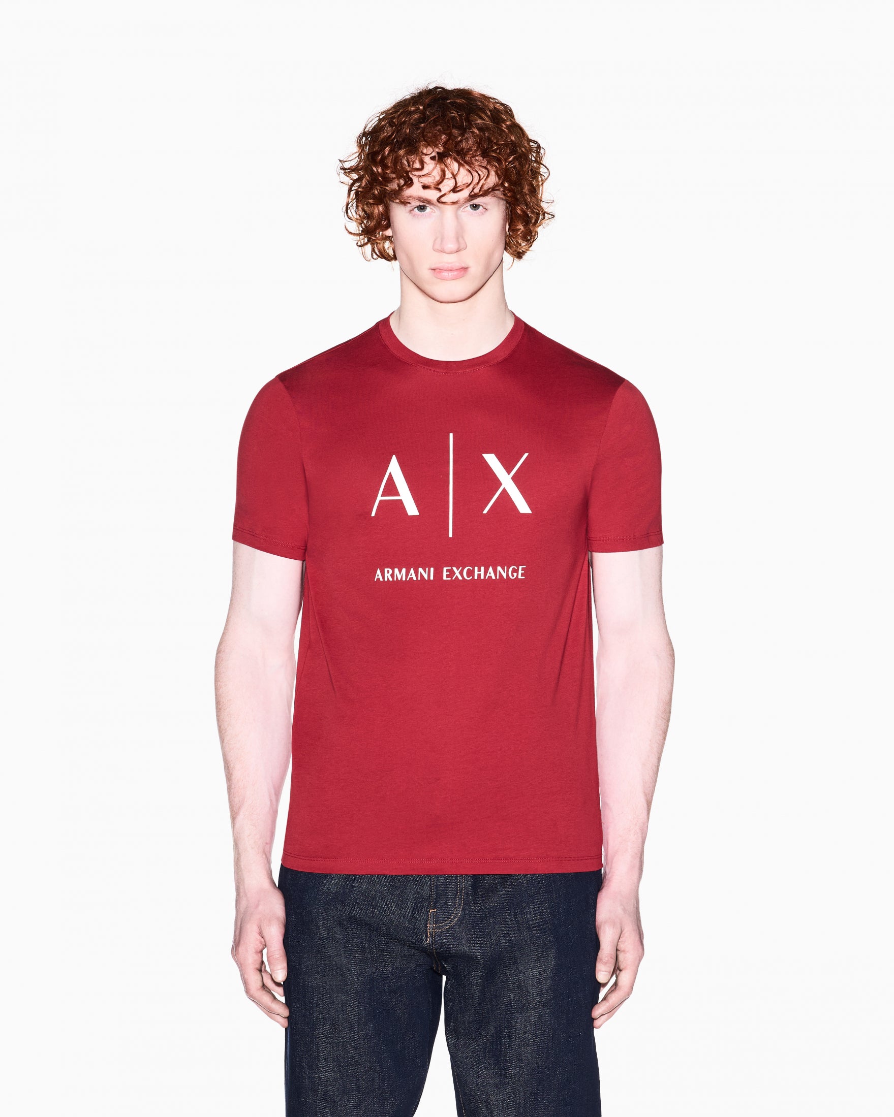 T-SHIRT ARMANI EXCHANGE UOMO |Colore:Winery