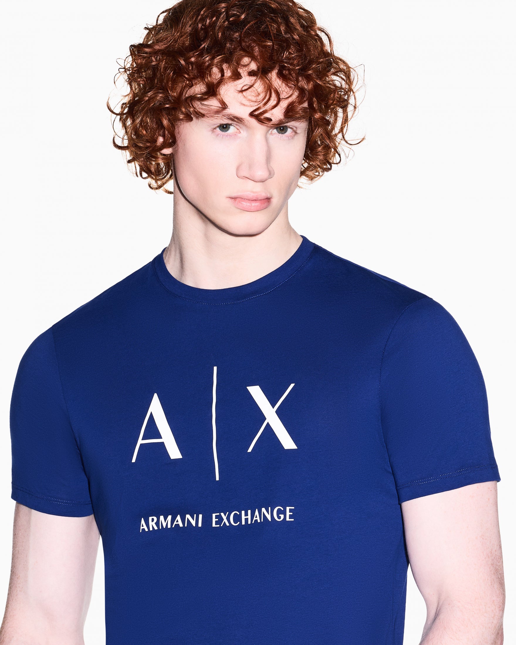 T-SHIRT ARMANI EXCHANGE UOMO |Colore:Bellwether blue