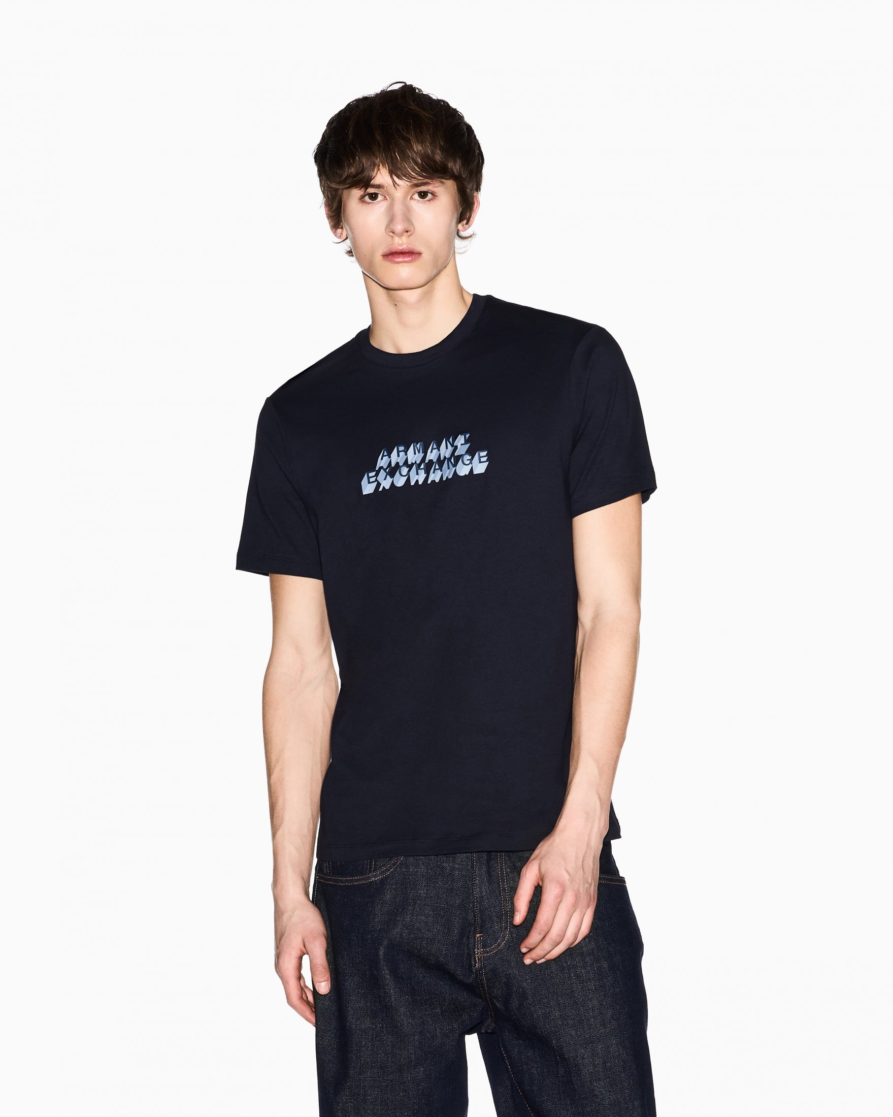 T-SHIRT ARMANI EXCHANGE|Colore:Deep navy