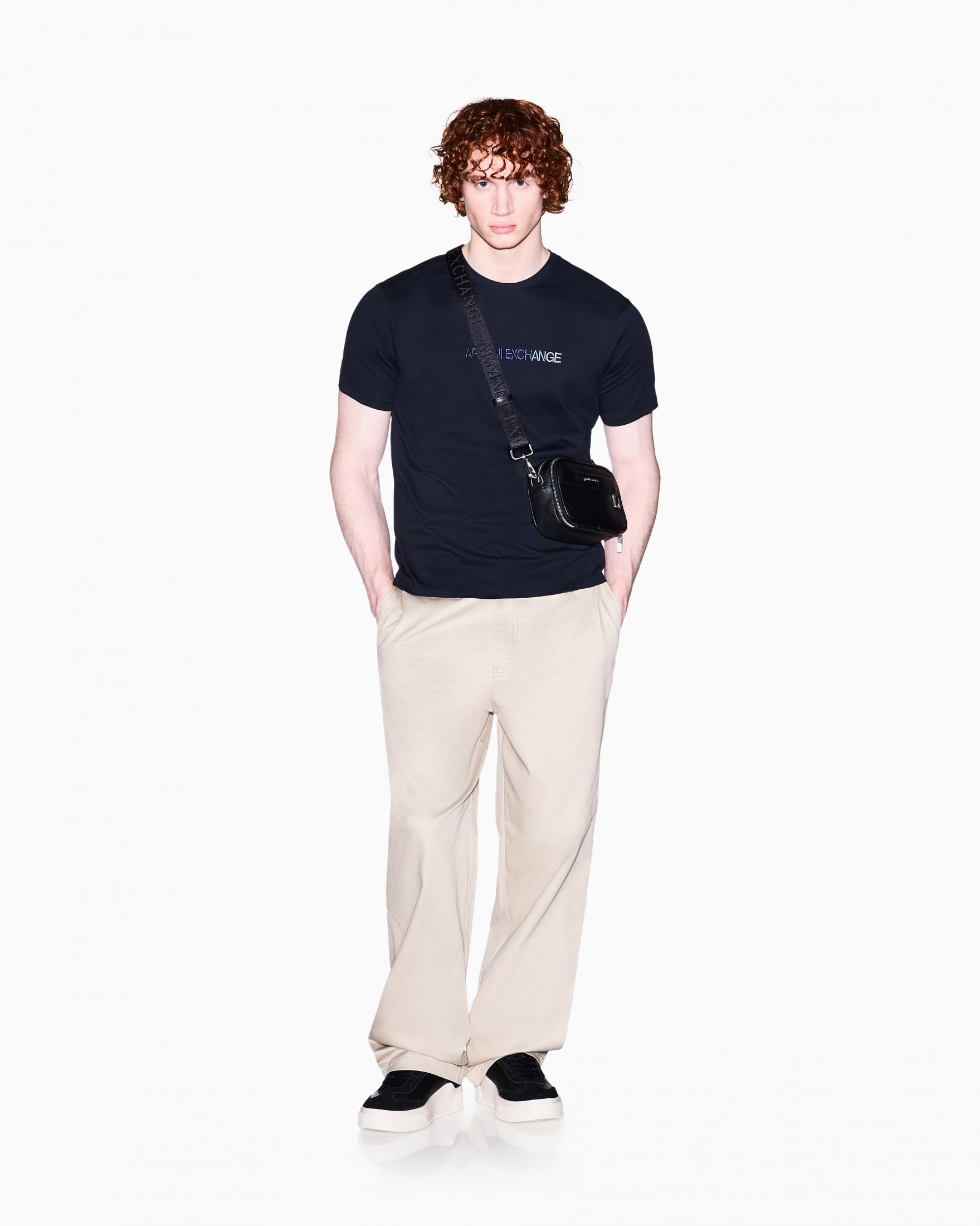 T-SHIRT ARMANI EXCHANGE|Colore:Deep navy