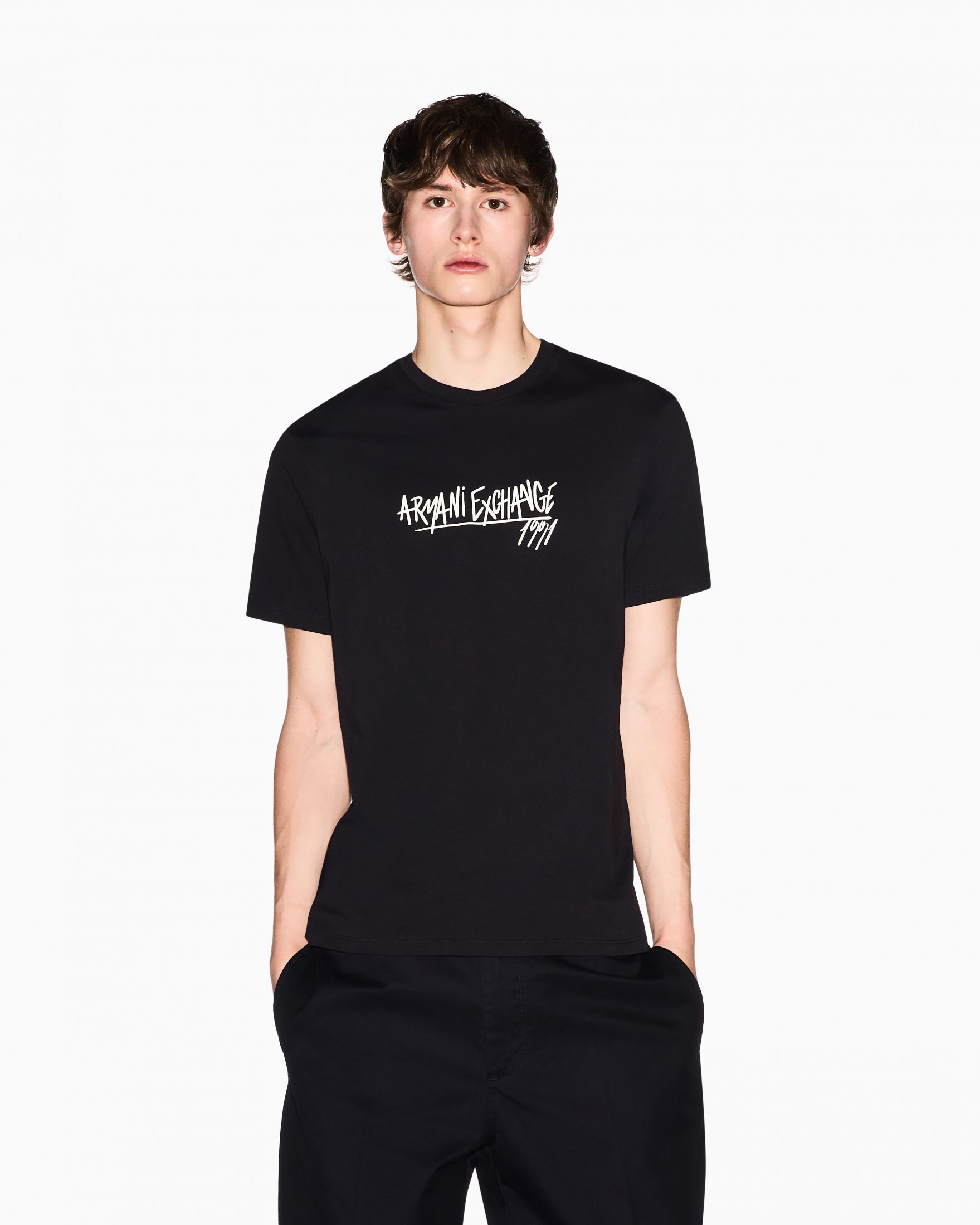 T-SHIRT ARMANI EXCHANGE UOMO |Colore:Black