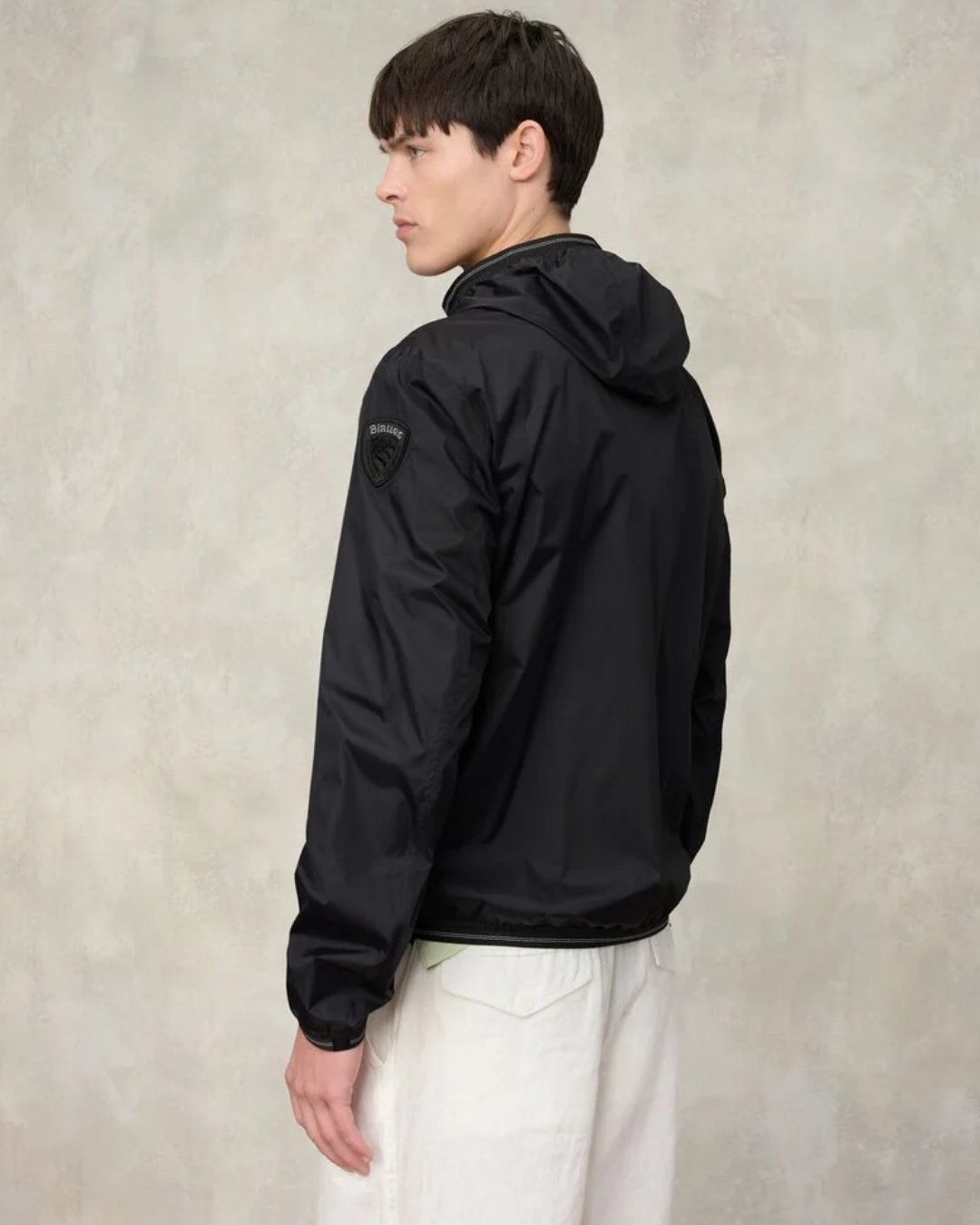 Giacca A Vento Nastrata Dodge da Uomo|Colore:Nero