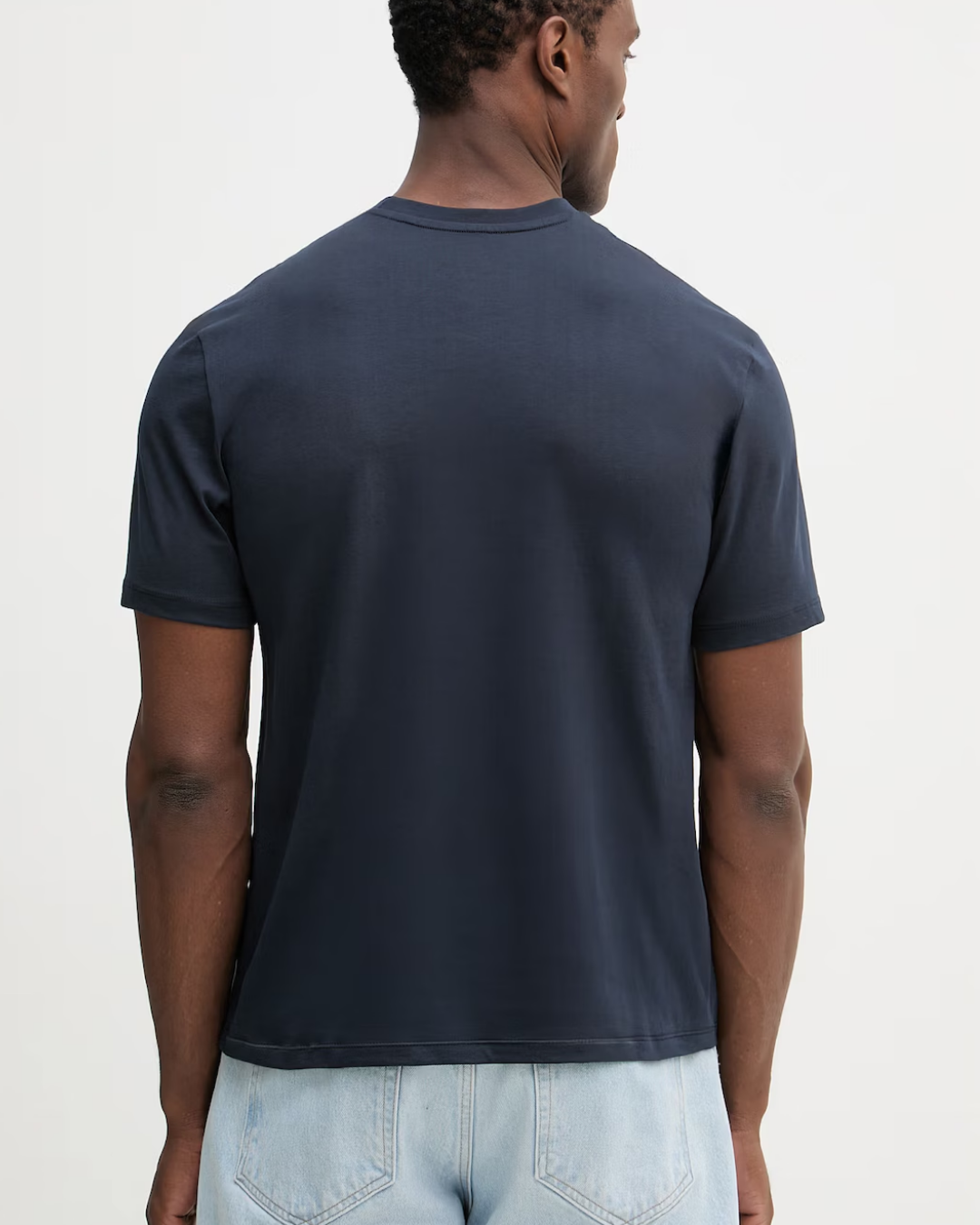 Blauer t-shirt in cotone FAXON|Colore:Blu