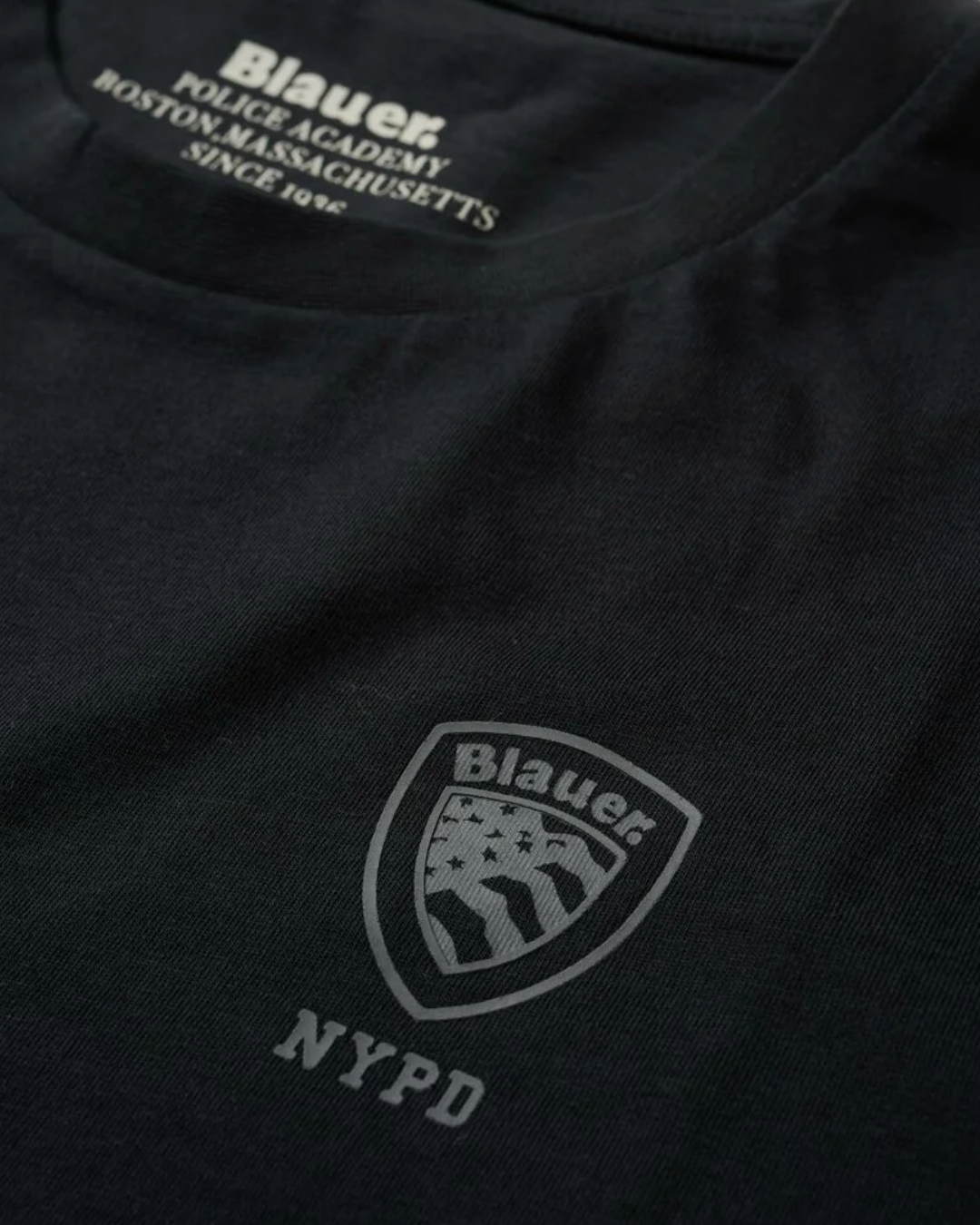 T-SHIRT LOGO IN TONO EUTAW|Colore:Nero