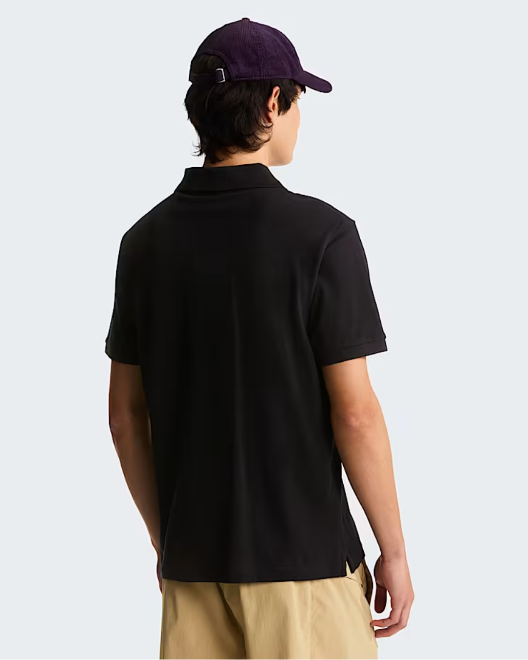 Polo Essential regular da uomo|Colore:Tnf black