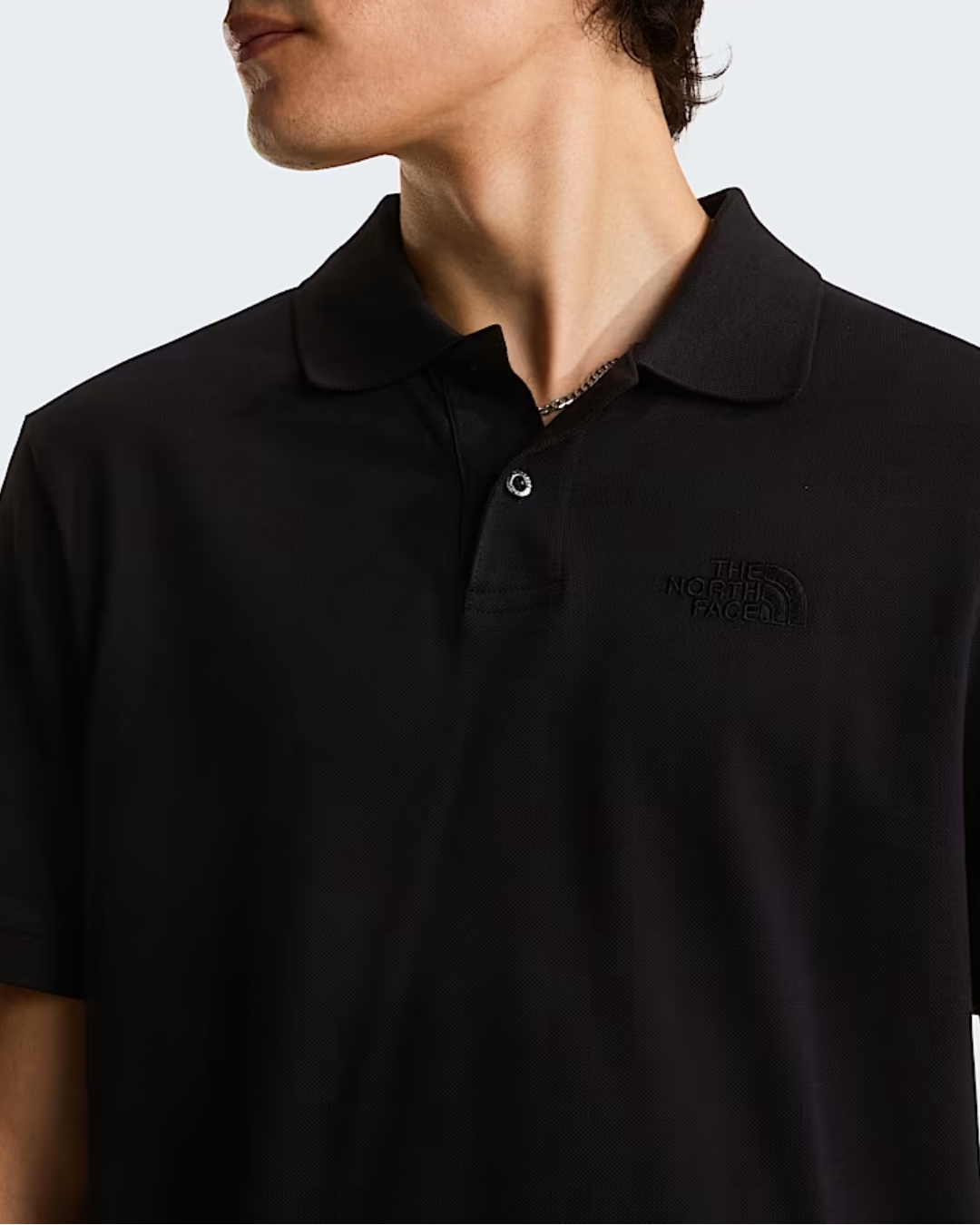 Polo Essential regular da uomo|Colore:Tnf black