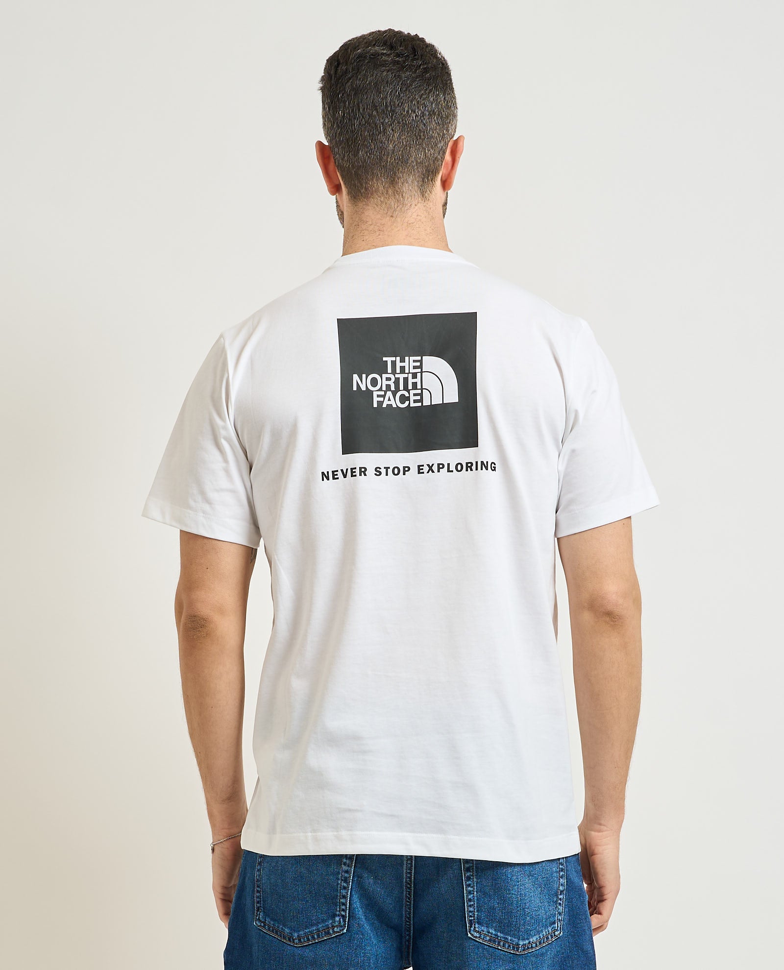 T-shirt uomo The North Face in jersey di cotone|Colore:Tnf white