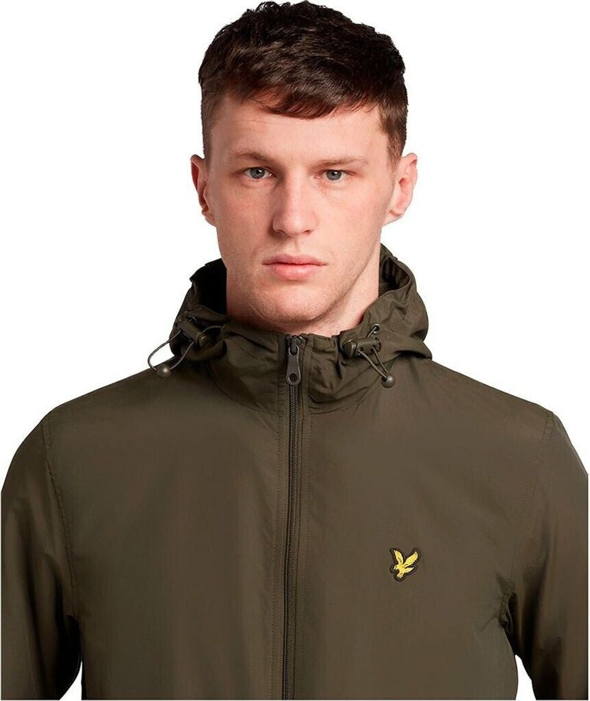Lyle & Scott Zip Through Hooded Jacket|Colore:Olive